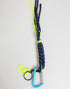 Dolce & Gabbana Multicolor Leather Tape String DG Logo Keychain Keyring